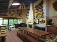 Salón interior en la bodega
