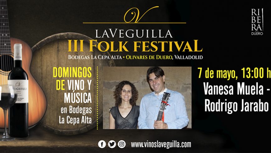 Vanesa Muela y Rodrigo Jarabo en los domingos musicales del III LaVeguilla Folk festival