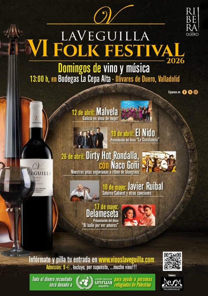 Cartel LaVeguilla VI Folk Festival 2026